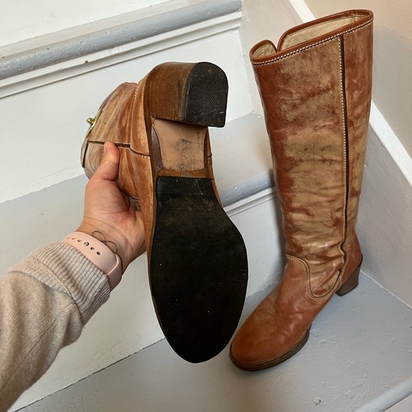 Coach Tan Heeled Boots - Picture 7 of 12